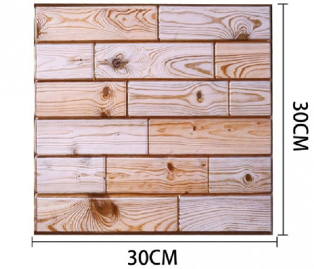 Τρισδιάστατα Αυτοκόλλητα Τοίχου - Ανάγλυφη Ταπετσαρία Εφέ Ξύλου 12 Τεμάχια 30cm x 30cm - 3D Foam Wall Sticker Τρισδιάστατα Αυτοκόλλητα Τοίχου - Ανάγλυφη Ταπετσαρία Εφέ Ξύλου 12 Τεμάχια 30cm x 30cm - 3D Foam Wall Sticker
