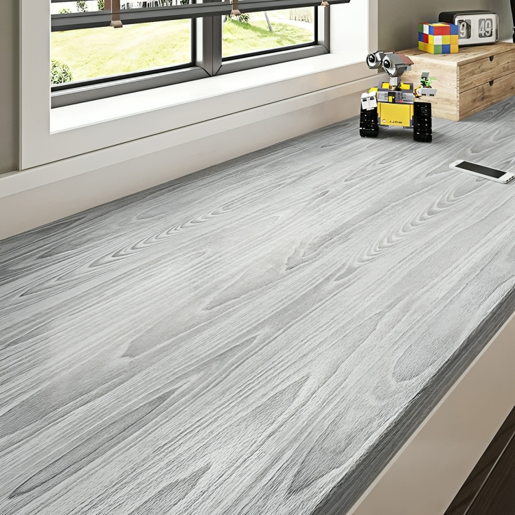 Τρισδιάστατο Ανάγλυφο Αυτοκόλλητο Τοίχου Γκρι Ξύλο - 60x30 εκ Τρισδιάστατο Ανάγλυφο Αυτοκόλλητο Τοίχου Γκρι Ξύλο - 60x30 εκ