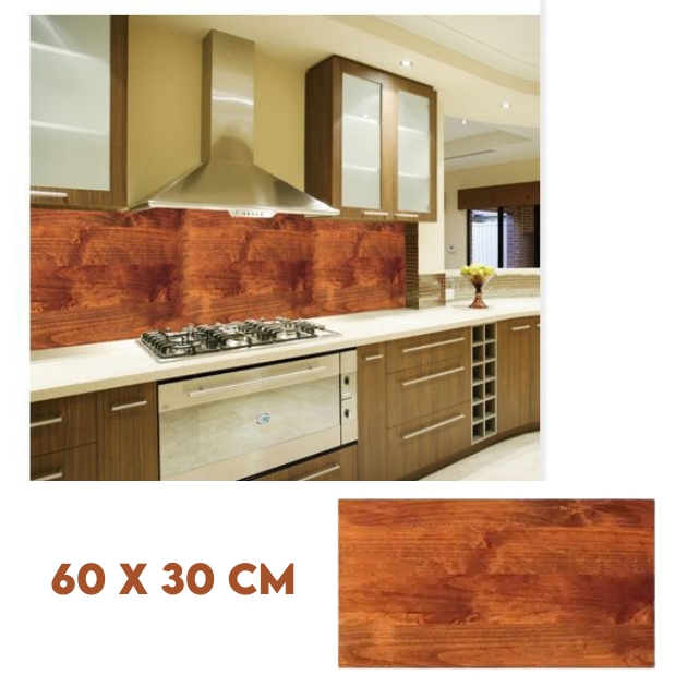 Τρισδιάστατο Ανάγλυφο Αυτοκόλλητο Τοίχου Ξύλο - 60x30 εκ Τρισδιάστατο Ανάγλυφο Αυτοκόλλητο Τοίχου Ξύλο - 60x30 εκ