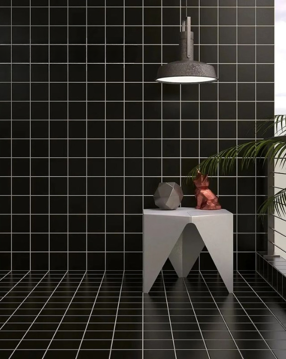 Τρισδιάστατο Ανάγλυφο Αυτοκόλλητο Τοίχου Μαύρο Πλακάκι - 60x30 εκ Τρισδιάστατο Ανάγλυφο Αυτοκόλλητο Τοίχου Μαύρο Πλακάκι - 60x30 εκ