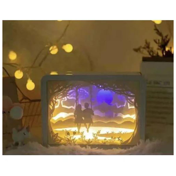 Τρισδιάστατο Διακοσμητικό Φωτιστικό LED με Λευκό Θερμό Φωτισμό και Τηλεχειριστήριο Τρισδιάστατο Διακοσμητικό Φωτιστικό LED με Λευκό Θερμό Φωτισμό και Τηλεχειριστήριο