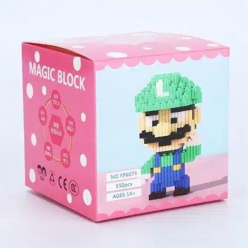 Τρισδιάστατο Παιχνίδι Κατασκευής με Τουβλάκια για Ηλικίες 7 και άνω 550τμχ-3D Magic Block Luigi Τρισδιάστατο Παιχνίδι Κατασκευής με Τουβλάκια για Ηλικίες 7 και άνω 550τμχ-3D Magic Block Luigi