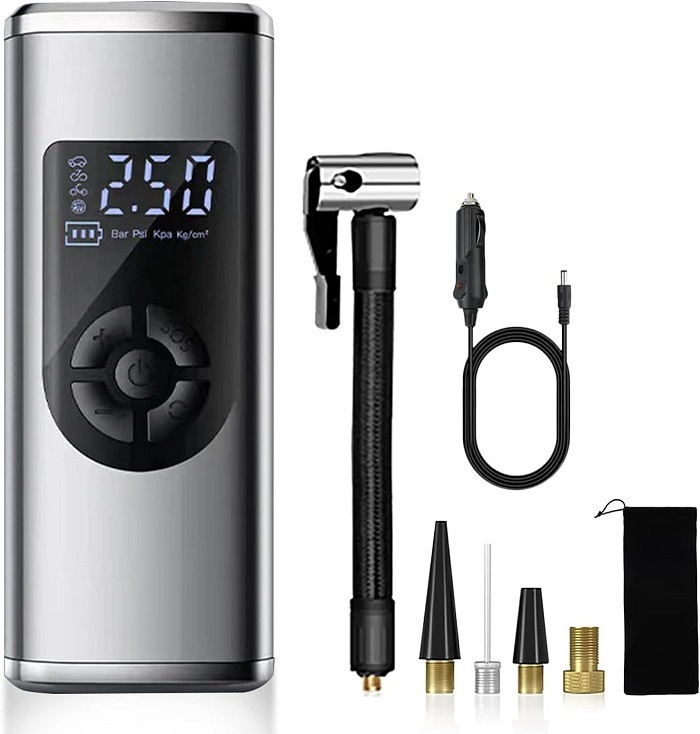 Τρόμπα Αυτοκινήτου 150PSI Επαναφορτιζόμενη 12V Τρόμπα Αυτοκινήτου 150PSI Επαναφορτιζόμενη 12V