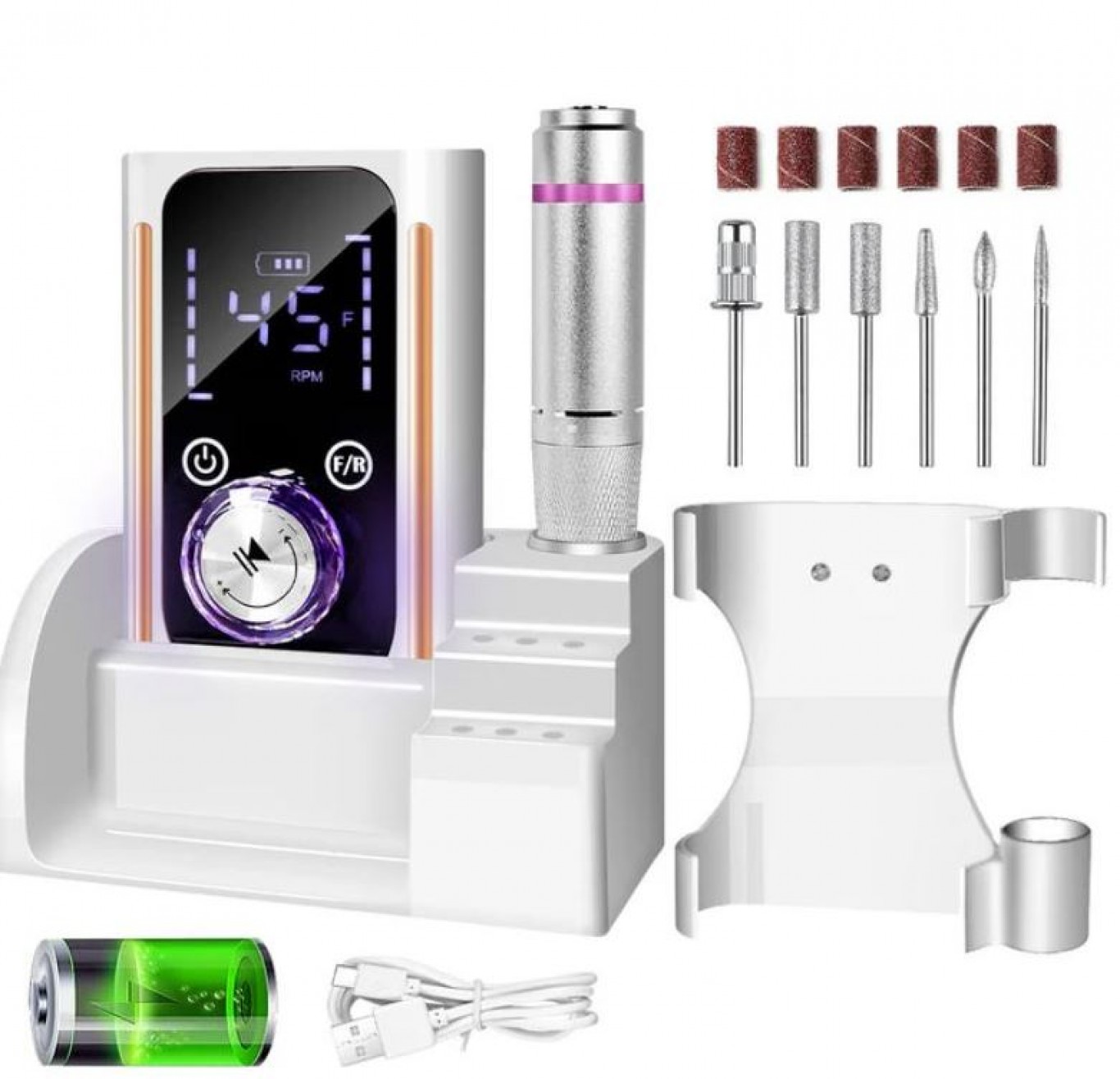 Τροχός Νυχιών 35.000 RPM Επαγγελματικό Nail Drill Machine Τροχός Νυχιών 35.000 RPM Επαγγελματικό Nail Drill Machine