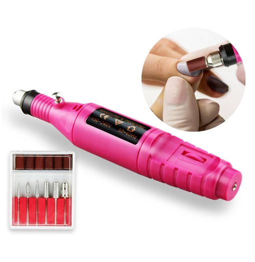 Τροχός Νυχιών Μεταβλητής Ταχύτητας 20000rpm 9W Φούξια Τροχός Νυχιών Μεταβλητής Ταχύτητας 20000rpm 9W Φούξια