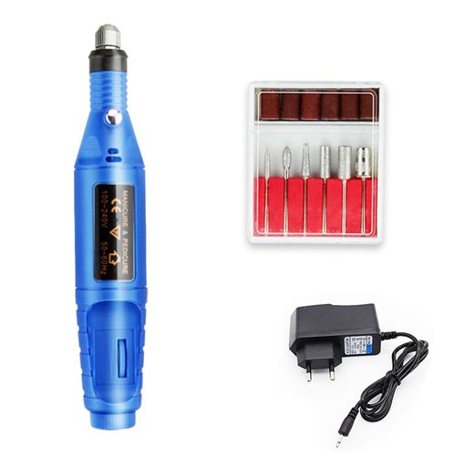 Τροχός Νυχιών Μεταβλητής Ταχύτητας 20000rpm 9W Μπλἐ Τροχός Νυχιών Μεταβλητής Ταχύτητας 20000rpm 9W Μπλἐ