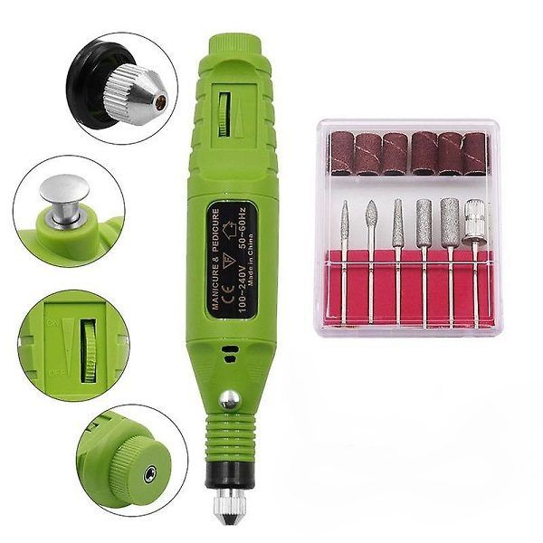 Τροχός Νυχιών Μεταβλητής Ταχύτητας 20000rpm 9W Πράσινο Τροχός Νυχιών Μεταβλητής Ταχύτητας 20000rpm 9W Πράσινο