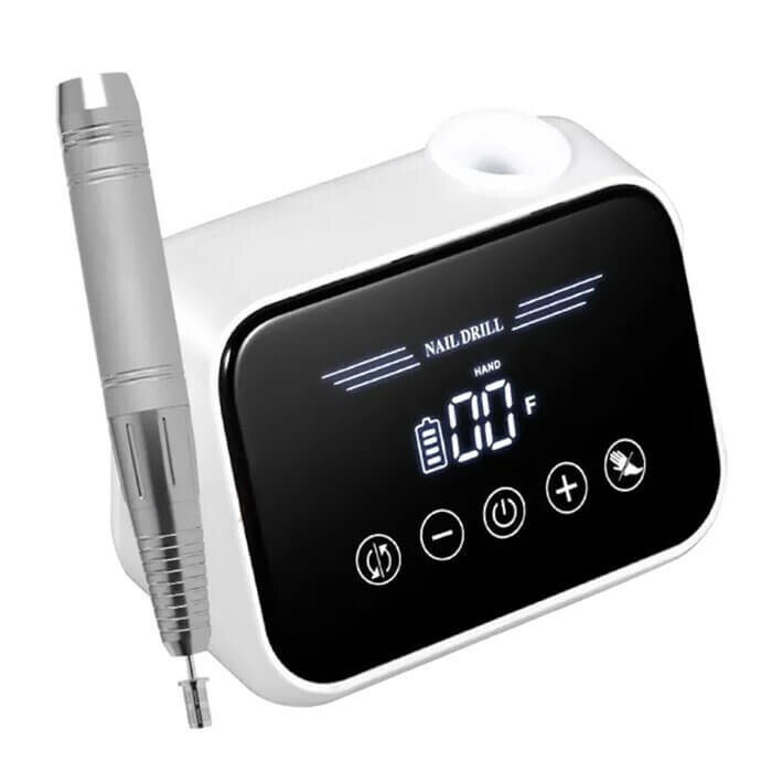 Τροχός Νυχιών Μπαταρίας 50W - 35000rpm με Πεντάλ σε Λευκό Χρώμα Τροχός Νυχιών Μπαταρίας 50W - 35000rpm με Πεντάλ σε Λευκό Χρώμα