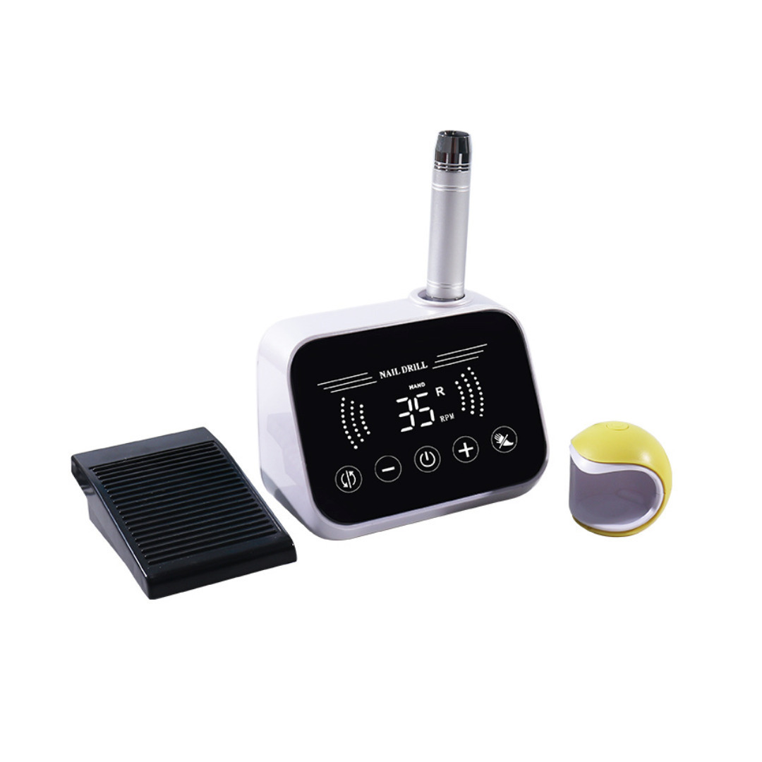 Τροχός Νυχιών Μπαταρίας 50W - 35000rpm με Πεντάλ σε Λευκό Χρώμα Τροχός Νυχιών Μπαταρίας 50W - 35000rpm με Πεντάλ σε Λευκό Χρώμα