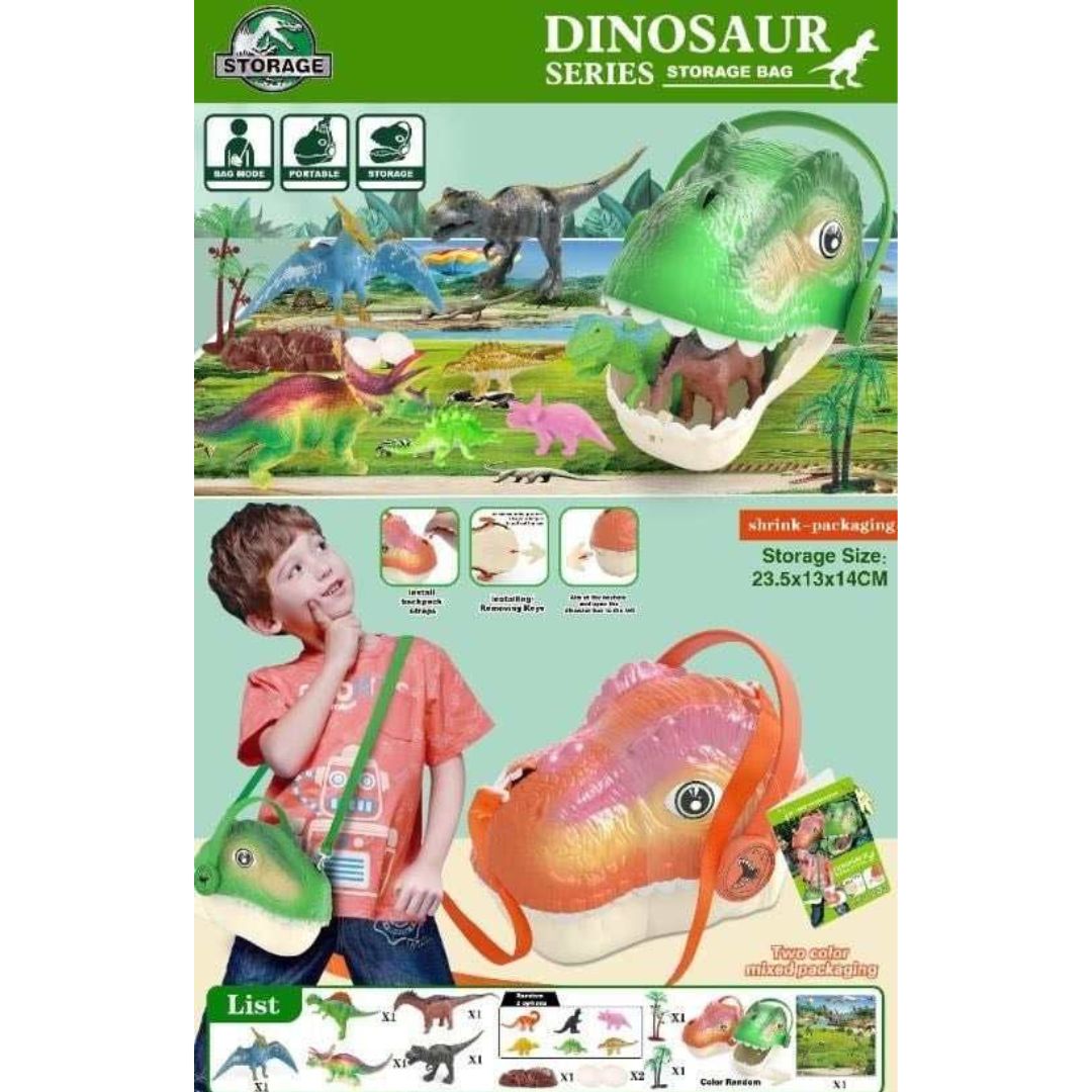 Τσάντα Αποθήκευσης σε Σχήμα Δεινόσαυρου με 16 Παιχνίδια Τσάντα Αποθήκευσης σε Σχήμα Δεινόσαυρου με 16 Παιχνίδια