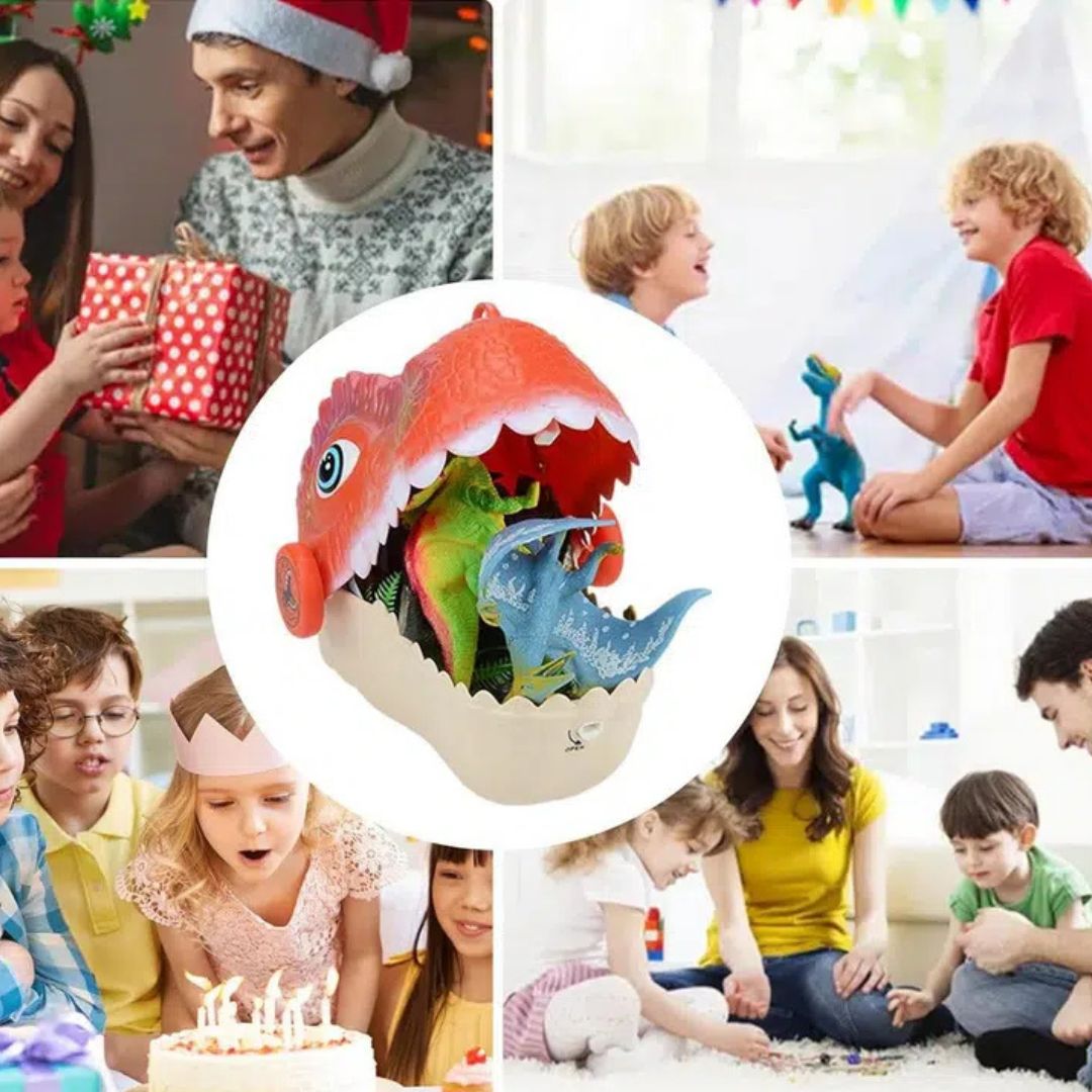 Τσάντα Αποθήκευσης σε Σχήμα Δεινόσαυρου με 16 Παιχνίδια Τσάντα Αποθήκευσης σε Σχήμα Δεινόσαυρου με 16 Παιχνίδια