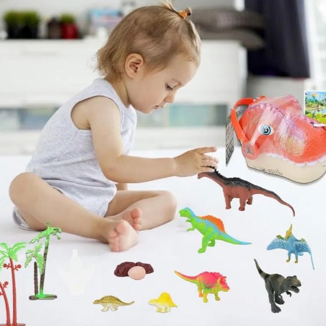 Τσάντα Αποθήκευσης σε Σχήμα Δεινόσαυρου με 16 Παιχνίδια Τσάντα Αποθήκευσης σε Σχήμα Δεινόσαυρου με 16 Παιχνίδια