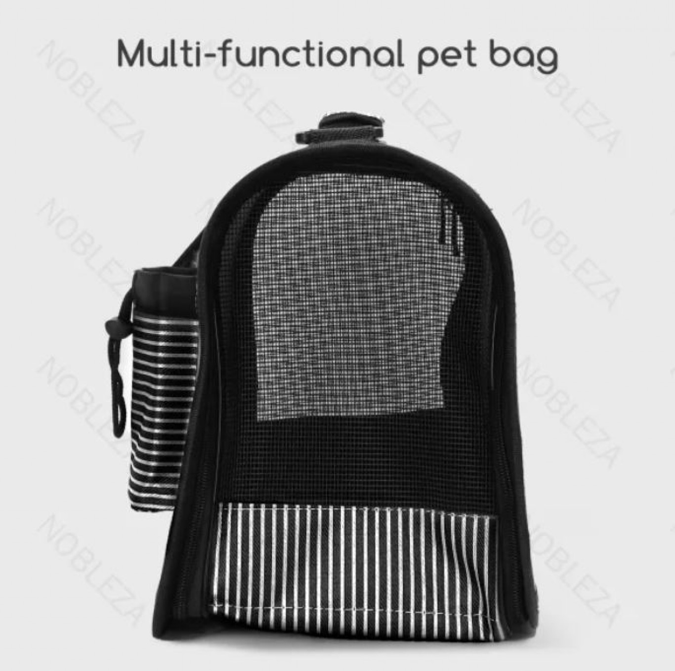 Τσάντα Μεταφοράς Κατοικιδίων Σκύλου & Γάτας – Ριγέ Ασπρόμαυρη, Αδιάβροχη, 53.5 x 23 x 27 cm Τσάντα Μεταφοράς Κατοικιδίων Σκύλου & Γάτας – Ριγέ Ασπρόμαυρη, Αδιάβροχη, 53.5 x 23 x 27 cm