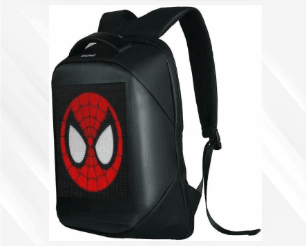 Τσάντα Πλάτης - Σακίδιο με Smart LED Animation Οθόνη και Εφαρμογή Κινητού για Φορητό Υπολογιστή 15,6