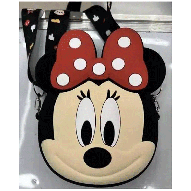 Τσαντάκι Ώμου Σιλικόνης Με Λουράκι Minnie Τσαντάκι Ώμου Σιλικόνης Με Λουράκι Minnie