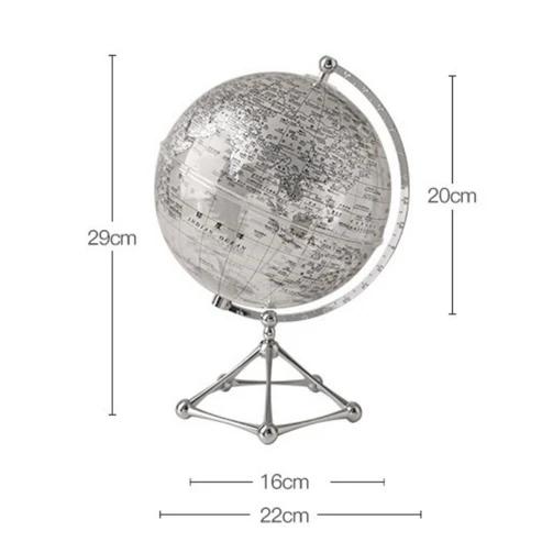 Υδρόγειος Σφαίρα Περιστρεφόμενη και LED Φωτιζόμενη με Μεταλλική Βάση 20cm Υδρόγειος Σφαίρα Περιστρεφόμενη και LED Φωτιζόμενη με Μεταλλική Βάση 20cm