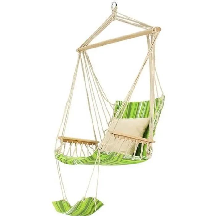 Υφασμάτινη Αιώρα – Κάθισμα εως 130kg σε Ριγέ Πράσινο 100x65x50cm Υφασμάτινη Αιώρα – Κάθισμα εως 130kg σε Ριγέ Πράσινο 100x65x50cm