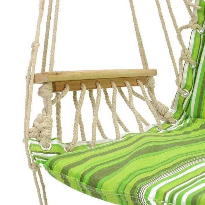 Υφασμάτινη Αιώρα – Κάθισμα εως 130kg σε Ριγέ Πράσινο 100x65x50cm Υφασμάτινη Αιώρα – Κάθισμα εως 130kg σε Ριγέ Πράσινο 100x65x50cm