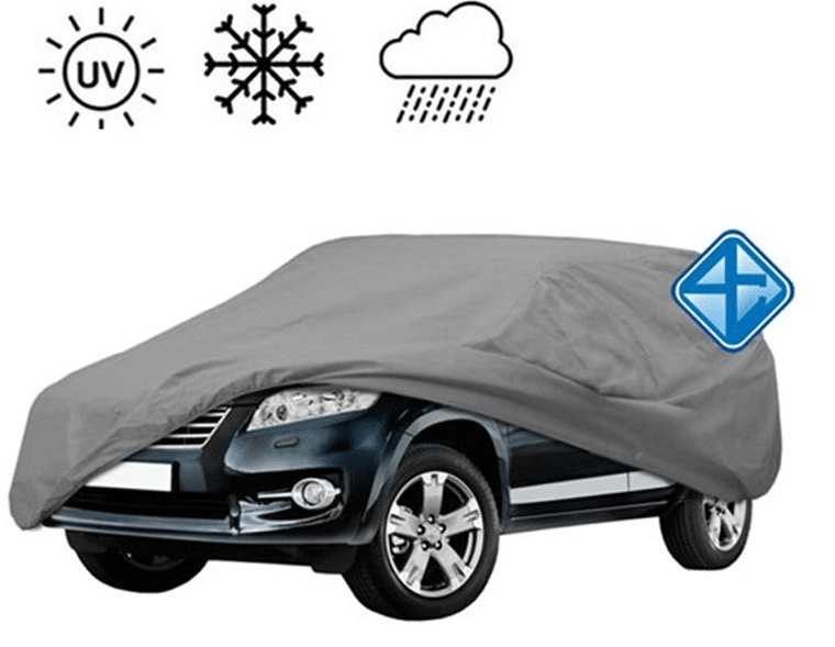 Υφασμάτινη Προστατευτική Κουκούλα Αυτοκινήτου Universal Αδιάβροχη με Φιλμ Αλουμινίου 400 x 160 x 120cm - Carsun Υφασμάτινη Προστατευτική Κουκούλα Αυτοκινήτου Universal Αδιάβροχη με Φιλμ Αλουμινίου 400 x 160 x 120cm - Carsun