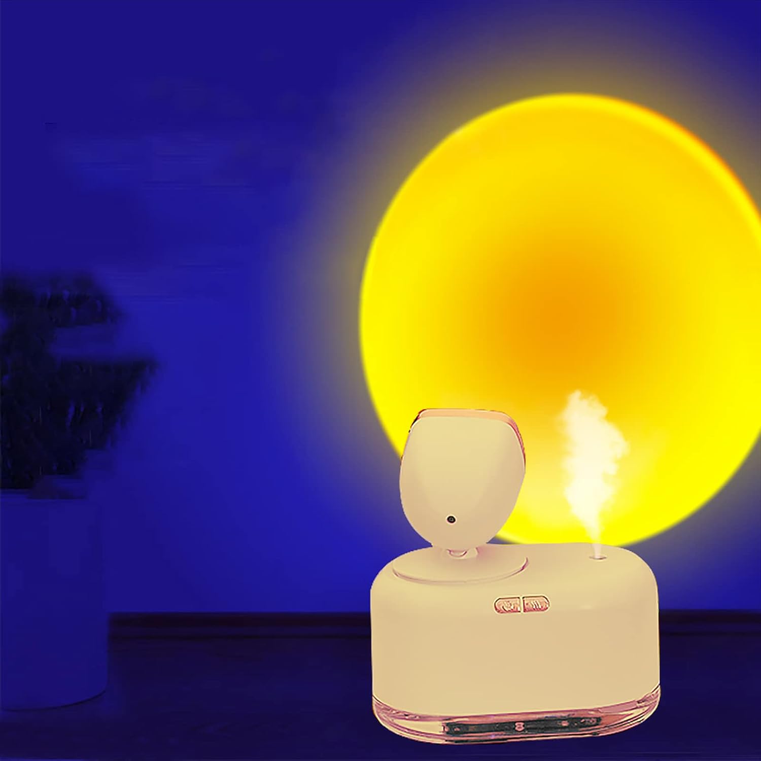 Υγραντήρας με Εφέ Ηλιοβασίλεμα - Τροφοδοσία μέσω USB και Δοχείο 300 mL Υγραντήρας με Εφέ Ηλιοβασίλεμα - Τροφοδοσία μέσω USB και Δοχείο 300 mL