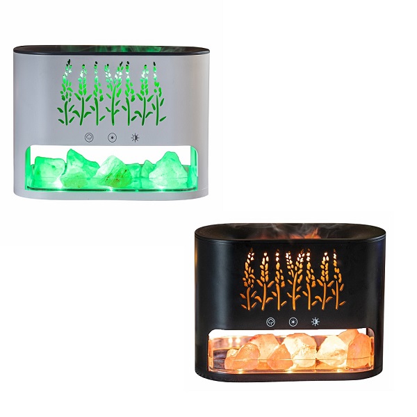 Υγραντήρας Υπερήχων και Συσκευή Αρωματοθεραπείας 250ml USB με LED Φωτισμό Εφέ Λουλουδιών και Κρυσταλλικό Αλάτι - Aroma Diffuser Υγραντήρας Υπερήχων και Συσκευή Αρωματοθεραπείας 250ml USB με LED Φωτισμό Εφέ Λουλουδιών και Κρυσταλλικό Αλάτι - Aroma Diffuser