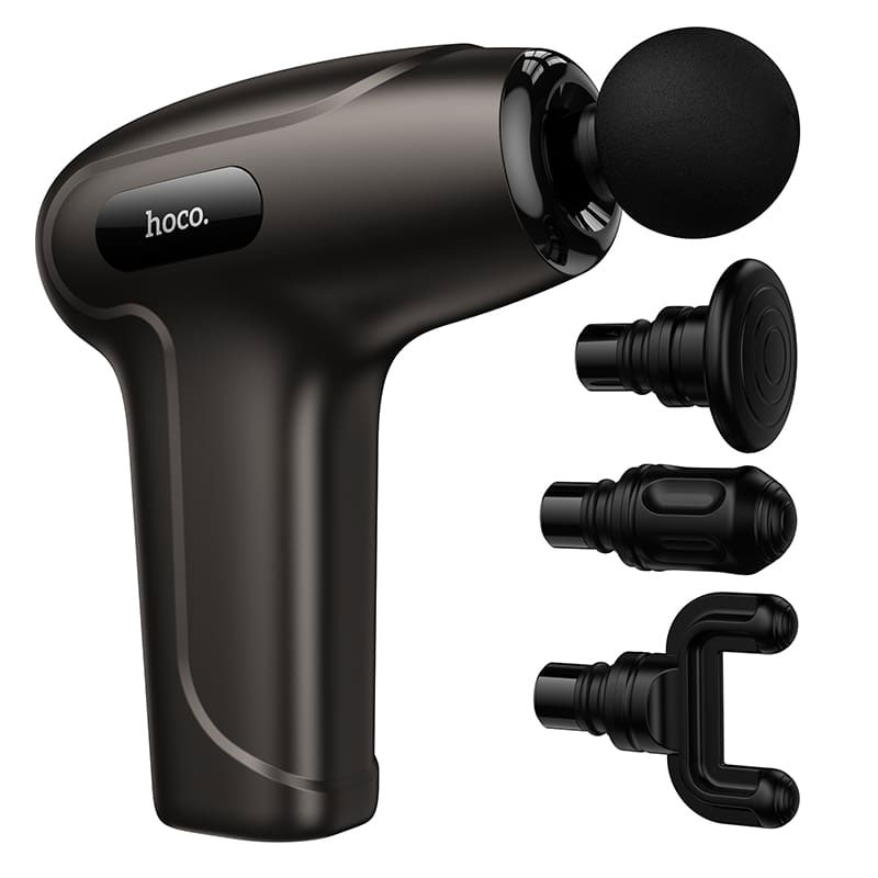 Ultra Mini Επαναφορτιζόμενη Συσκευή Μασάζ για το Σώμα & τα Πόδια με 4 Κεφαλές - HOCO Ultra Mini Επαναφορτιζόμενη Συσκευή Μασάζ για το Σώμα & τα Πόδια με 4 Κεφαλές - HOCO