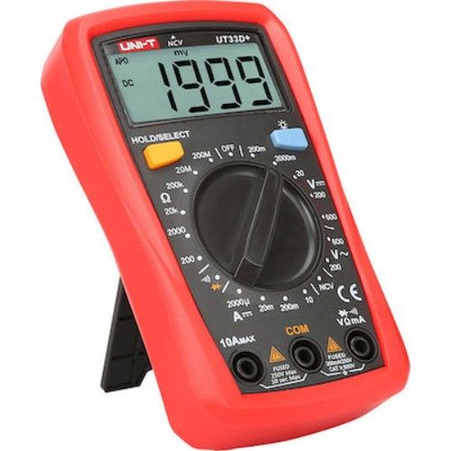 Uni-T Ψηφιακό Πολύμετρο με Μέτρηση AC / DC Αντίστασης & LCD Οθόνη Uni-T Ψηφιακό Πολύμετρο με Μέτρηση AC / DC Αντίστασης & LCD Οθόνη