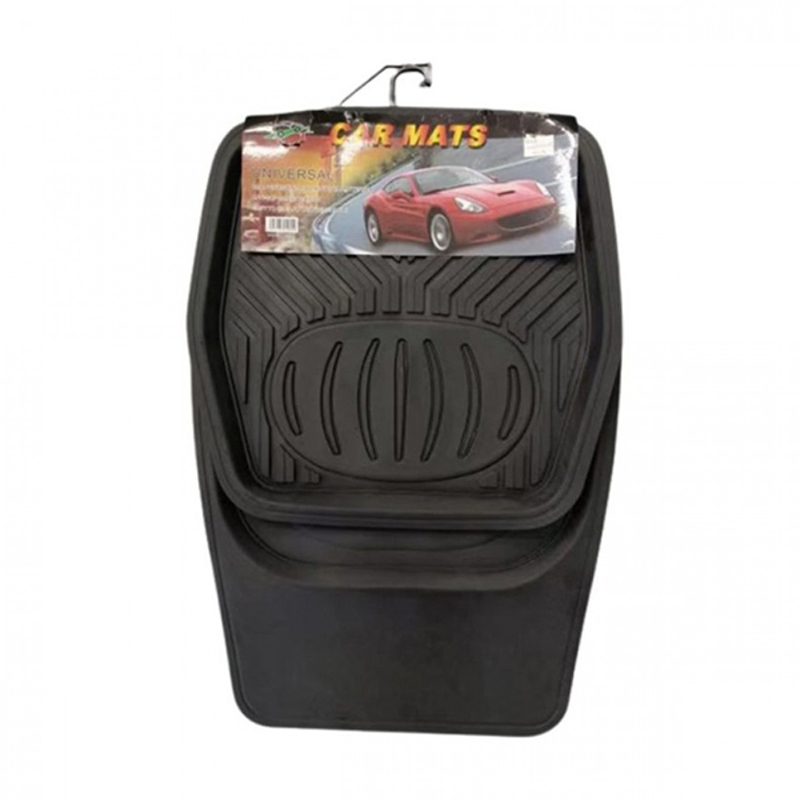 Universal Αντιολισθητικά Λαστιχένια Πατάκια Αυτοκινήτου Σετ 4 Τεμαχίων - Μαύρο Universal Αντιολισθητικά Λαστιχένια Πατάκια Αυτοκινήτου Σετ 4 Τεμαχίων - Μαύρο