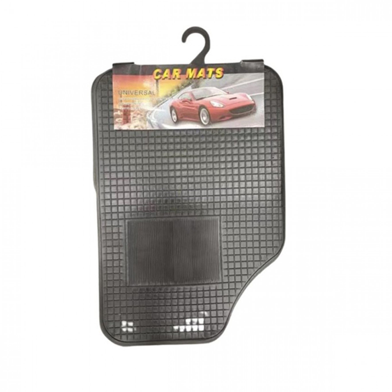 Universal Αντιολισθητικά Λαστιχένια Πατάκια Αυτοκινήτου Σετ 4 Τεμαχίων - Μαύρο Universal Αντιολισθητικά Λαστιχένια Πατάκια Αυτοκινήτου Σετ 4 Τεμαχίων - Μαύρο