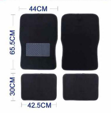 Universal Αντιολισθητικά Πατάκια Αυτοκινήτου με Λαστιχένιο Μαξιλαράκι Σετ 4 Τεμαχίων - Μαύρο Universal Αντιολισθητικά Πατάκια Αυτοκινήτου με Λαστιχένιο Μαξιλαράκι Σετ 4 Τεμαχίων - Μαύρο