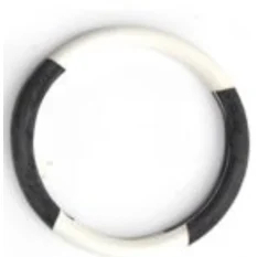 Universal Αντιολισθητικό Κάλυμμα Τιμονιού Suede 37cm - Άσπρο-Μαύρο Universal Αντιολισθητικό Κάλυμμα Τιμονιού Suede 37cm - Άσπρο-Μαύρο