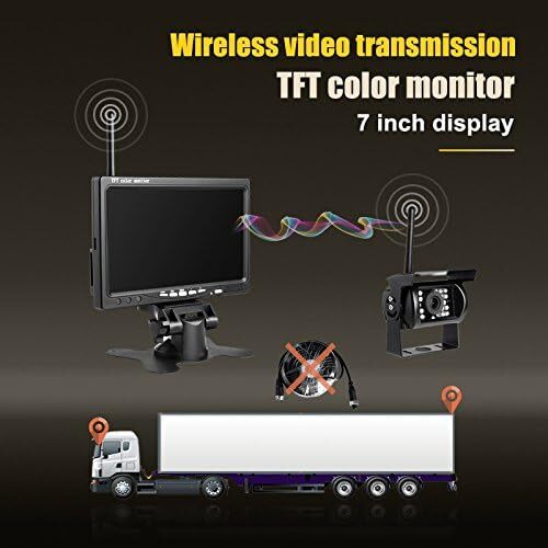 Universal Ασύρματη Κάμερα Οπισθοπορείας Οχημάτων με Οθόνη 7 Ιντσών Universal Ασύρματη Κάμερα Οπισθοπορείας Οχημάτων με Οθόνη 7 Ιντσών