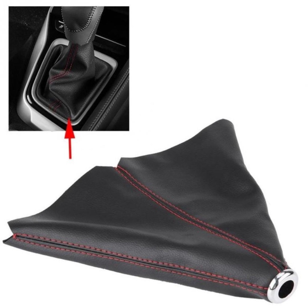 Universal Φούσκα Ταχυτήτων Αυτοκινήτου - Δερματίνη - Μαύρο Κόκκινο Universal Φούσκα Ταχυτήτων Αυτοκινήτου - Δερματίνη - Μαύρο Κόκκινο