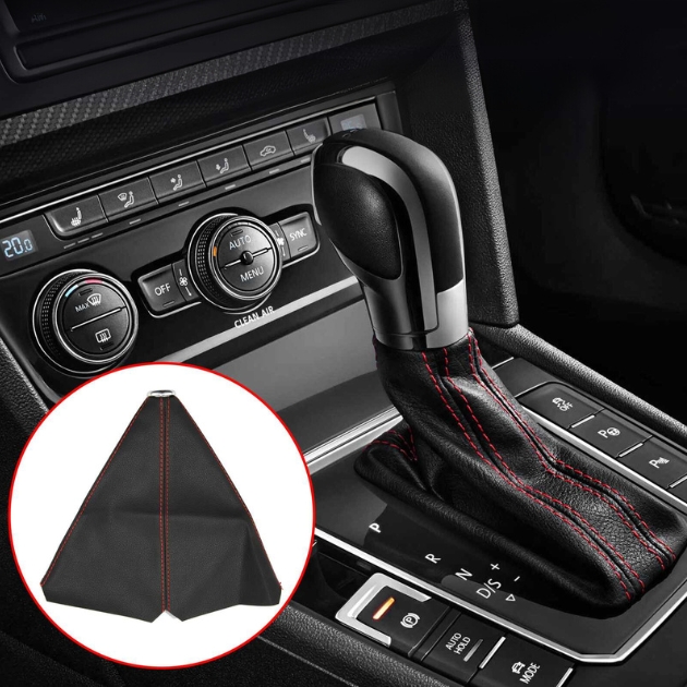 Universal Φούσκα Ταχυτήτων Αυτοκινήτου - Δερματίνη - Μαύρο Κόκκινο Universal Φούσκα Ταχυτήτων Αυτοκινήτου - Δερματίνη - Μαύρο Κόκκινο