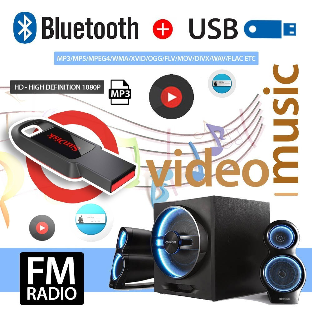 Universal Ηχοσύστημα Αυτοκινήτου 2DIN Bluetooth, USB, WiFi, GPS και Οθόνη Αφής 7