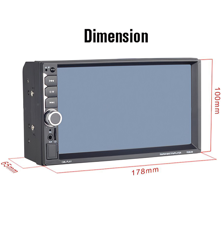 Universal Ηχοσύστημα Αυτοκινήτου 2DIN με Οθόνη Αφής 7 Ιντσών Android - FM, Bluetooth ,USB, AUX, GPS, WiFi Universal Ηχοσύστημα Αυτοκινήτου 2DIN με Οθόνη Αφής 7 Ιντσών Android - FM, Bluetooth ,USB, AUX, GPS, WiFi