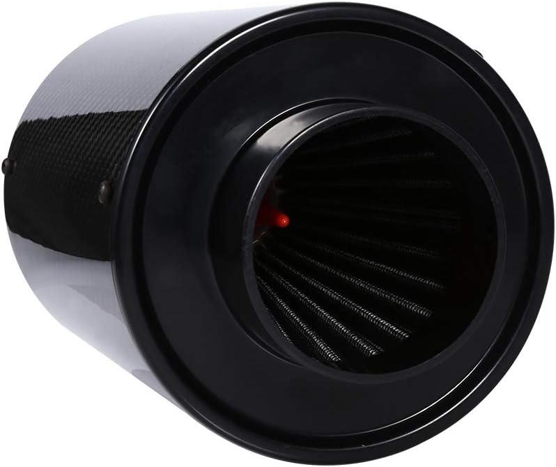 Universal Κιτ Εισαγωγής Αέρα Βαρελάκι Αυτοκινήτου Carbon Μαύρο Universal Κιτ Εισαγωγής Αέρα Βαρελάκι Αυτοκινήτου Carbon Μαύρο