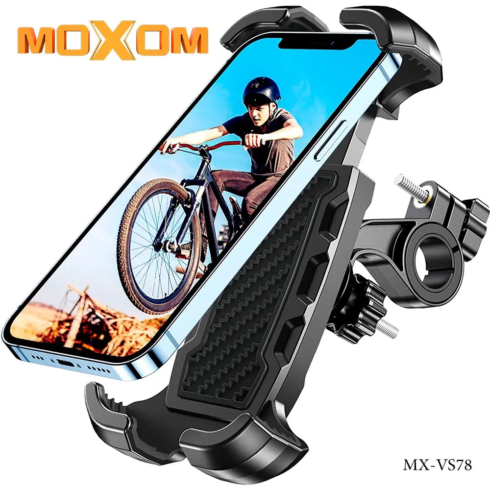 Universal Στιβαρή Βάση Κινητού Moxom για Ποδήλατο ή Μηχανή Universal Στιβαρή Βάση Κινητού Moxom για Ποδήλατο ή Μηχανή