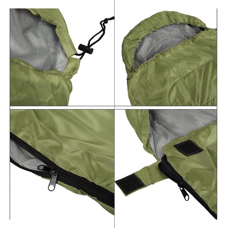 Υπνόσακος Μονός 2 Εποχών με Κουκούλα 180x30x75cm Λαδί Υπνόσακος Μονός 2 Εποχών με Κουκούλα 180x30x75cm Λαδί