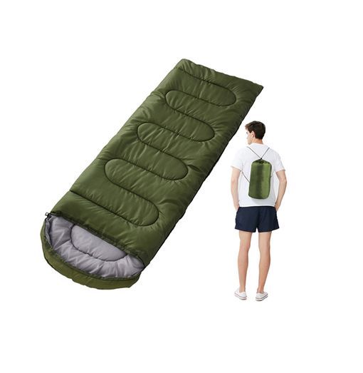 Υπνόσακος Μονός 2 Εποχών με Κουκούλα 180x30x75cm Λαδί Υπνόσακος Μονός 2 Εποχών με Κουκούλα 180x30x75cm Λαδί