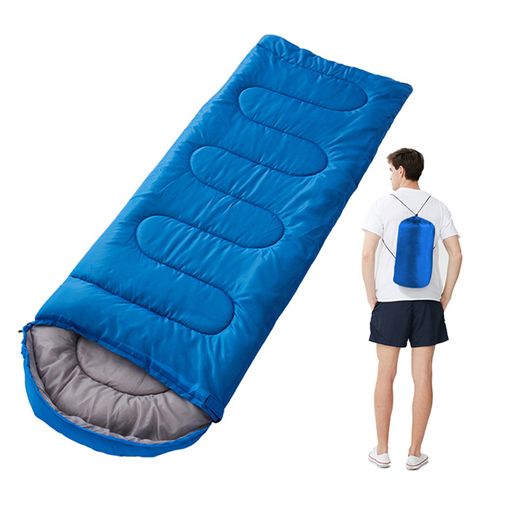 Υπνόσακος Μονός 2 Εποχών με Κουκούλα 180x30x75cm Μπλε Υπνόσακος Μονός 2 Εποχών με Κουκούλα 180x30x75cm Μπλε