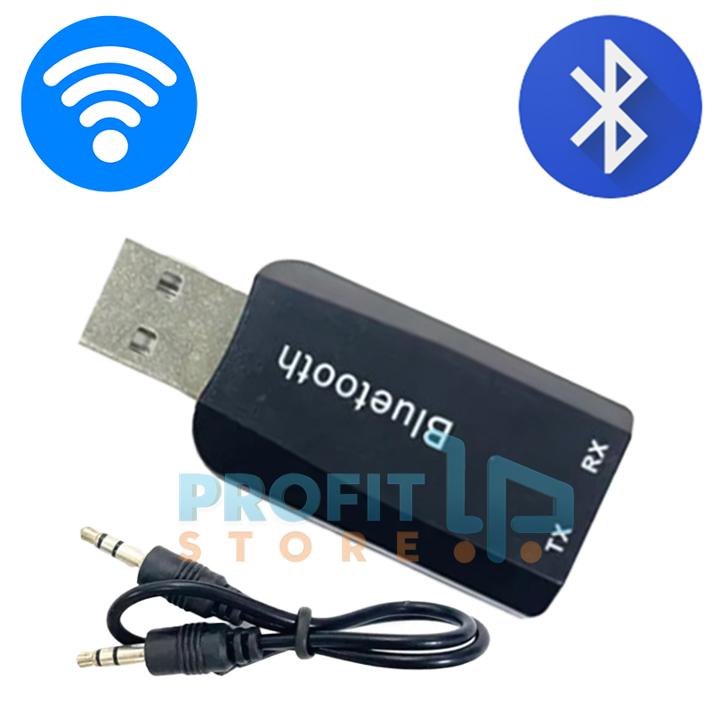 USB Αντάπτορας Bluetooth 5.0 με Καλώδιο AUX USB Αντάπτορας Bluetooth 5.0 με Καλώδιο AUX