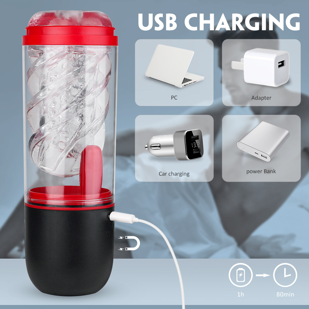 Αδιάβροχος Ηλεκτρικός Επαναφορτιζόμενος USB Αυνανιστής Πέους με 3 Αναρροφήσεις & 9 Λειτουργείες Δόνησης & Φωνή σε 3 Διαφορετικές Γλώσσες Αδιάβροχος Ηλεκτρικός Επαναφορτιζόμενος USB Αυνανιστής Πέους με 3 Αναρροφήσεις & 9 Λειτουργείες Δόνησης & Φωνή σε 3 Διαφορετικές Γλώσσες