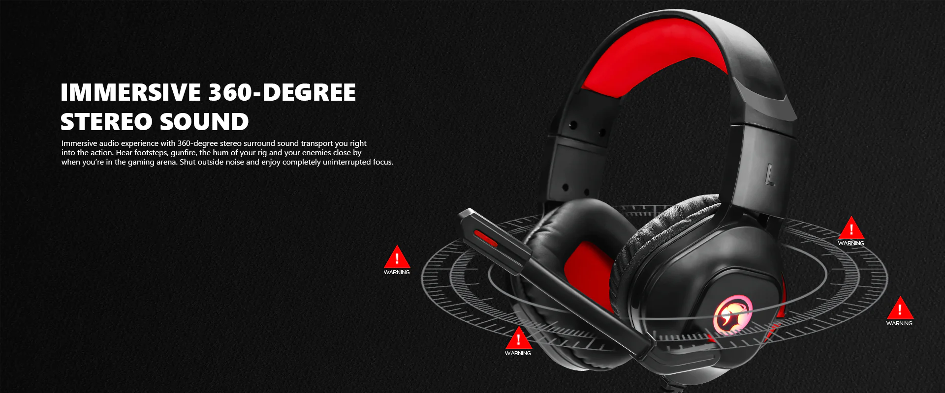USB Over Ear Gaming Headset Ακουστικά με 360 Μοίρες Ήχο & Σύνδεση 3.5mm USB Over Ear Gaming Headset Ακουστικά με 360 Μοίρες Ήχο & Σύνδεση 3.5mm
