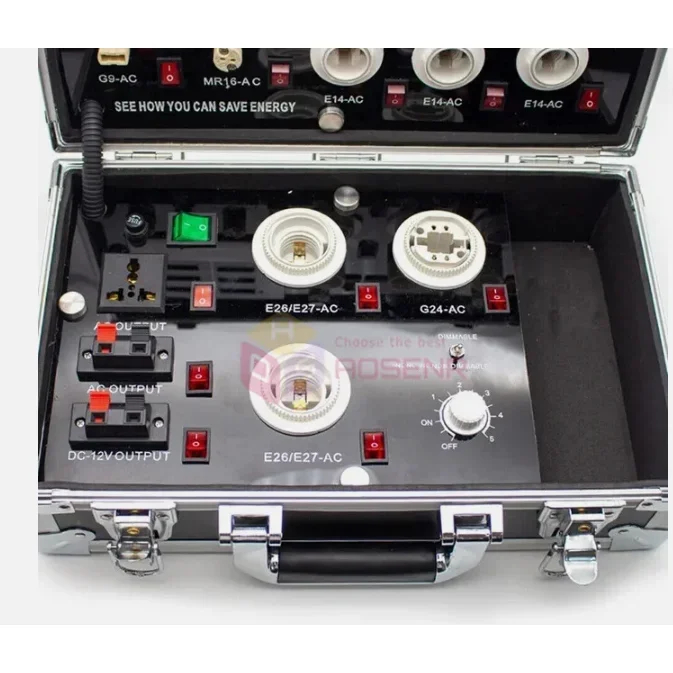 Βαλίτσα Δειγματισμού Λαμπτήρων LED -Δοκιμαστής Λαμπτήρων Εξοικονόμησης Ενέργειας LED Βαλίτσα Δειγματισμού Λαμπτήρων LED -Δοκιμαστής Λαμπτήρων Εξοικονόμησης Ενέργειας LED