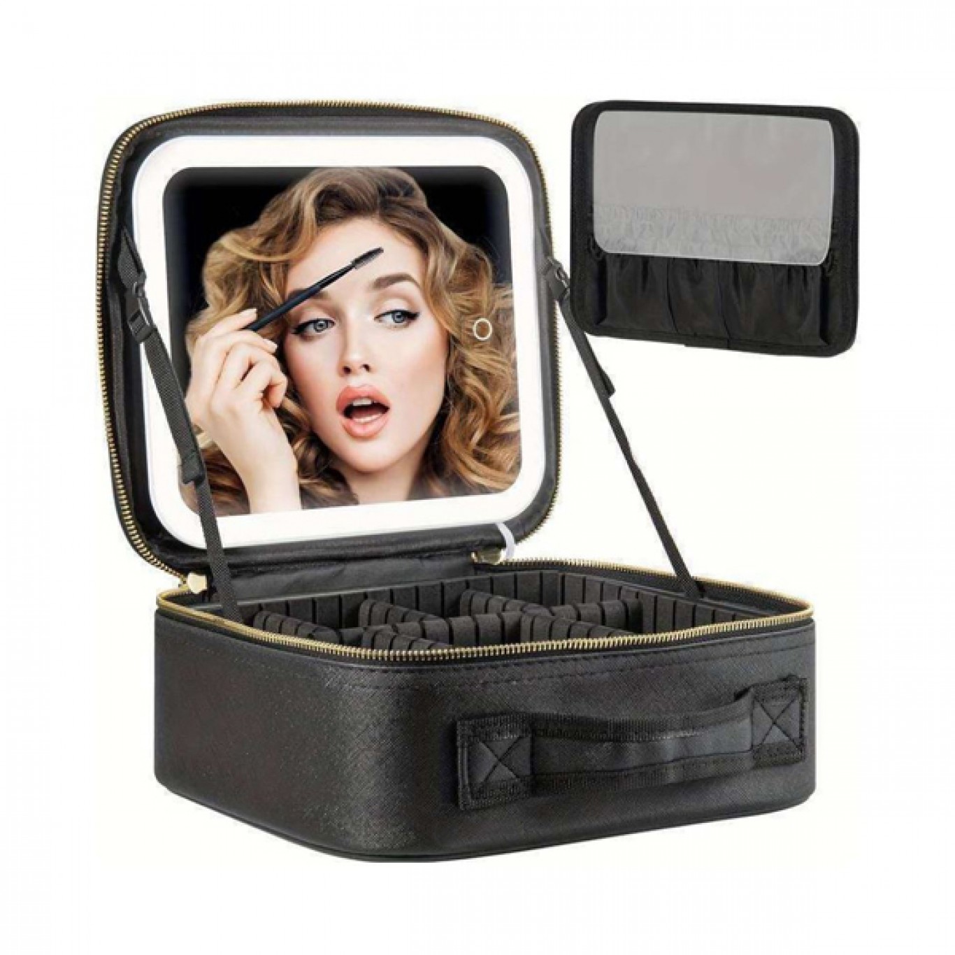Βαλιτσάκι Αισθητικής- Μακιγιάζ Με Καθρέφτη Kαι Φωτισμό LED Βαλιτσάκι Αισθητικής- Μακιγιάζ Με Καθρέφτη Kαι Φωτισμό LED