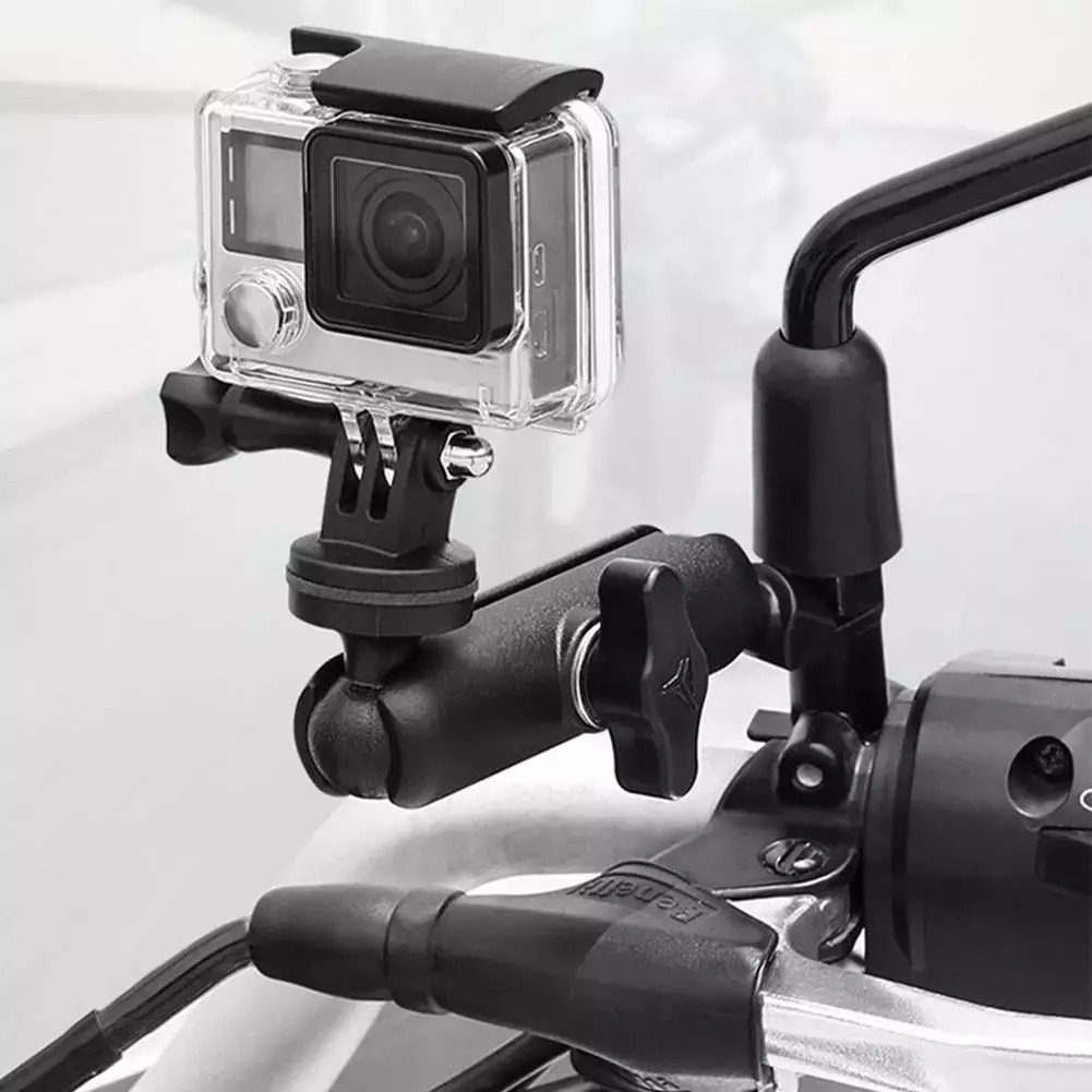 Βάση Αλουμινίου για GoPro - Action Κάμερα για Καθρέπτη Μηχανής - MOTOWOLF Βάση Αλουμινίου για GoPro - Action Κάμερα για Καθρέπτη Μηχανής - MOTOWOLF