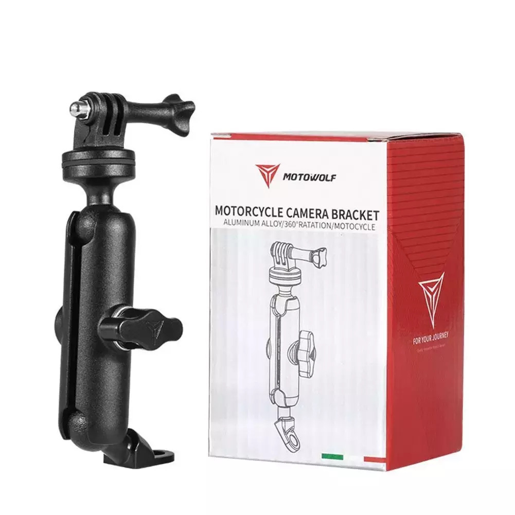 Βάση Αλουμινίου για GoPro - Action Κάμερα για Καθρέπτη Μηχανής - MOTOWOLF Βάση Αλουμινίου για GoPro - Action Κάμερα για Καθρέπτη Μηχανής - MOTOWOLF