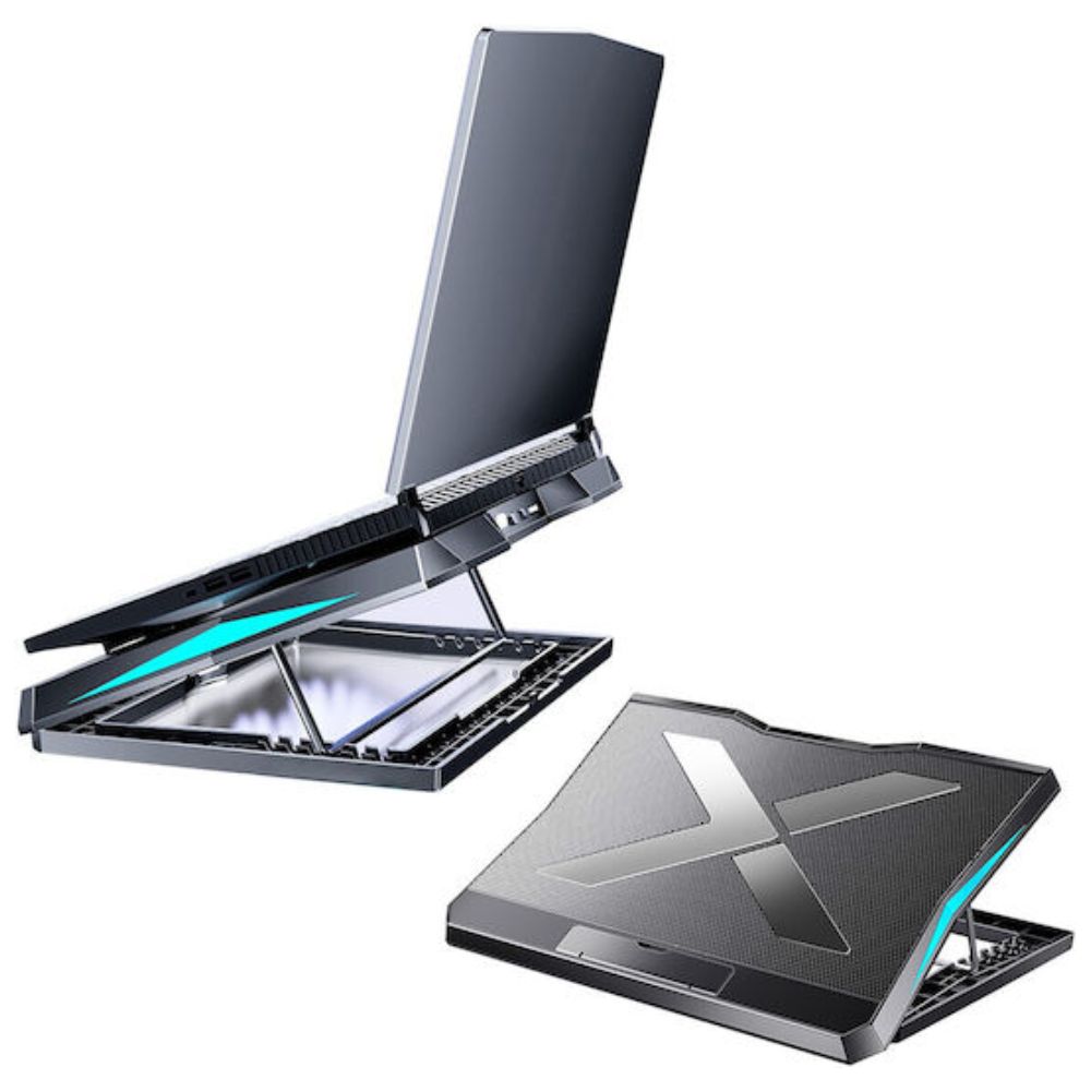 Βάση Laptop Cooling Pad με 6 Ανεμιστήρες Ψύξης έως 18 Βάση Laptop Cooling Pad με 6 Ανεμιστήρες Ψύξης έως 18