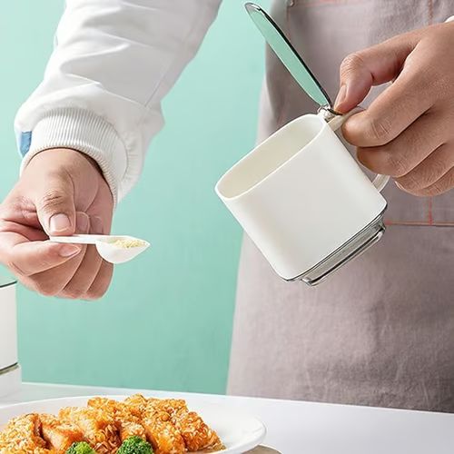 Βάση Οργάνωσης & Αποθήκευσης με 2 Δοχεία Μπαχαρικών και Ενσωματωμένο Κουταλάκι8.5x8x24cm - Μπλε Βάση Οργάνωσης & Αποθήκευσης με 2 Δοχεία Μπαχαρικών και Ενσωματωμένο Κουταλάκι8.5x8x24cm - Μπλε